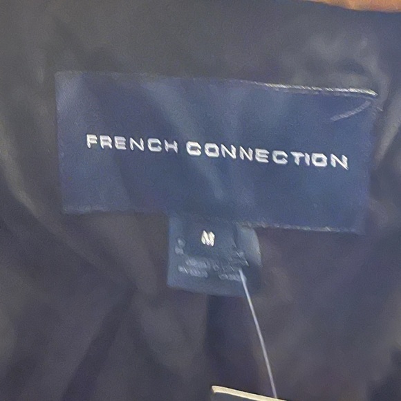 French Connection Faux Fur Coat Size M - Picture 3 of 4